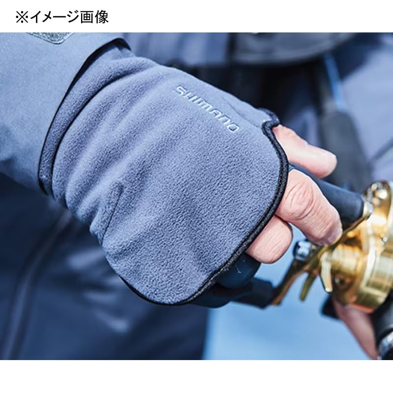 SHIMANO Ветрозащитная флисовая грелка для рук Plus Black XL Gore-Tex GL-033W