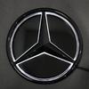 AABID1 ABS Chrome Silver Glossy Black Star Front Grille Decorative Badge OE Style Emblem Chrome Silver For Mercedes Benz E-Class W213