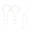 Повязка на голову с кисточками и жемчужинами для женщин, свадебный головной убор ручной работы, повязка на голову, женские аксессуары для волос