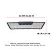 Car Front Bumper Grille Lower Grille Center Radiator Grill for Seat Leon 1P1 2009 - 2012 1P0853667C