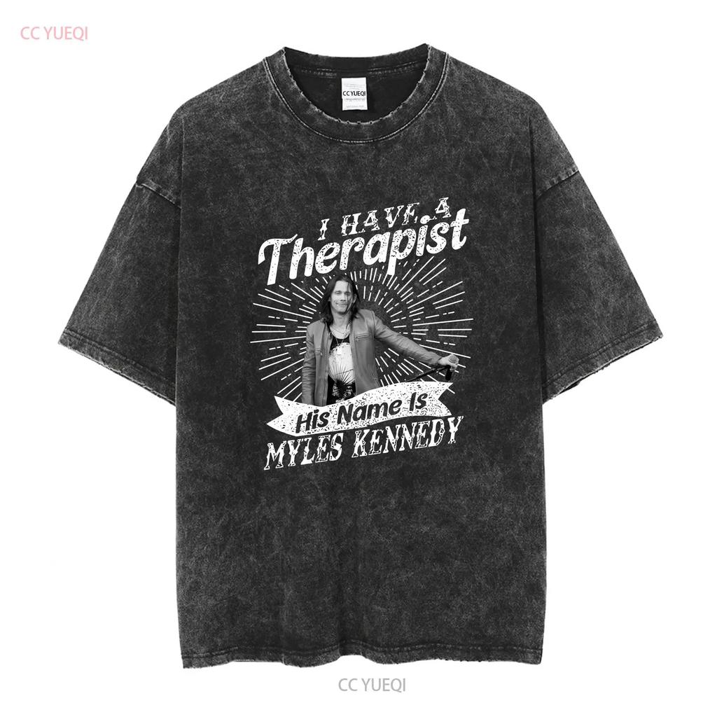 HIS NAME IS MYLES KENNEDY T SHIRT vintage Washed Soft Stretched designer clothes fashion Casual Comfortable Breathable