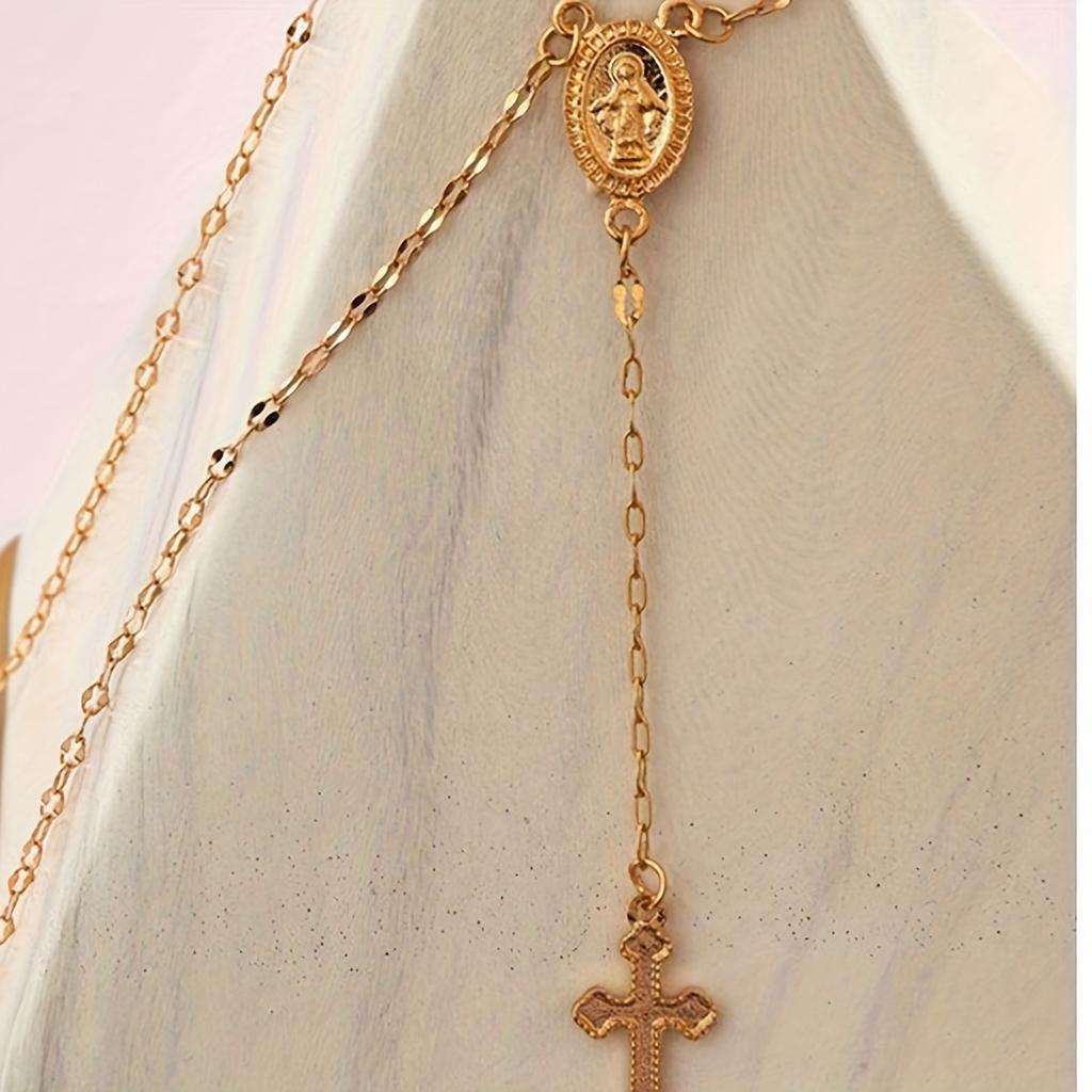 Минималистичный Y-образный крест с подвеской, ожерелье из сплава, цепочка, аксессуар для повседневного ношения, идеальные украшения для повседневного декора