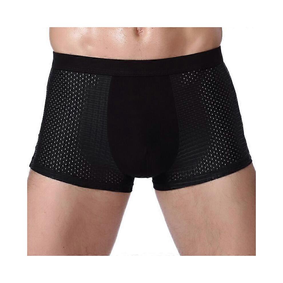 4PCS Bamboo Boxer Briefs, Box Hero Bamboo Boxers Shorts Men-For All-Day Comfort