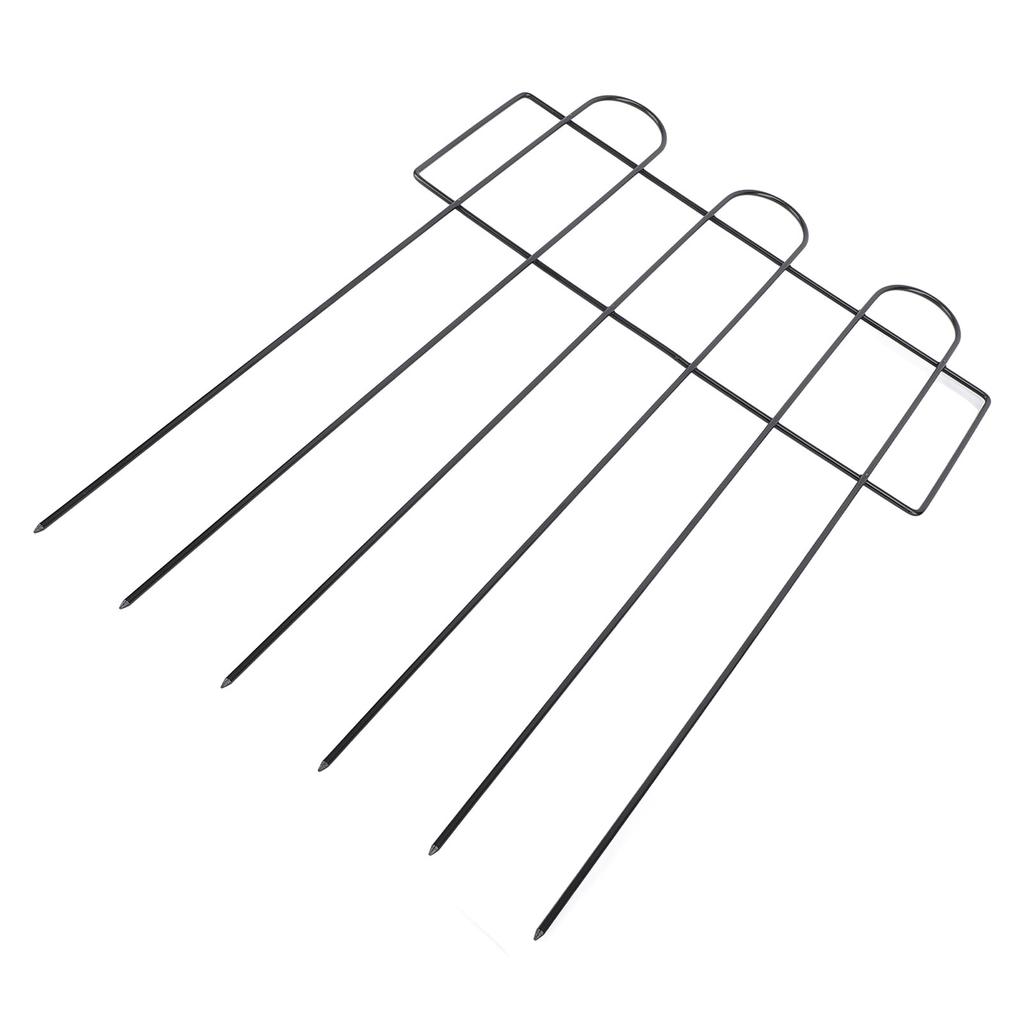 Decorative Garden Fence Iron Metal Wire Garden Fence Ground Stake Animal Barrier Fence for Outdoor