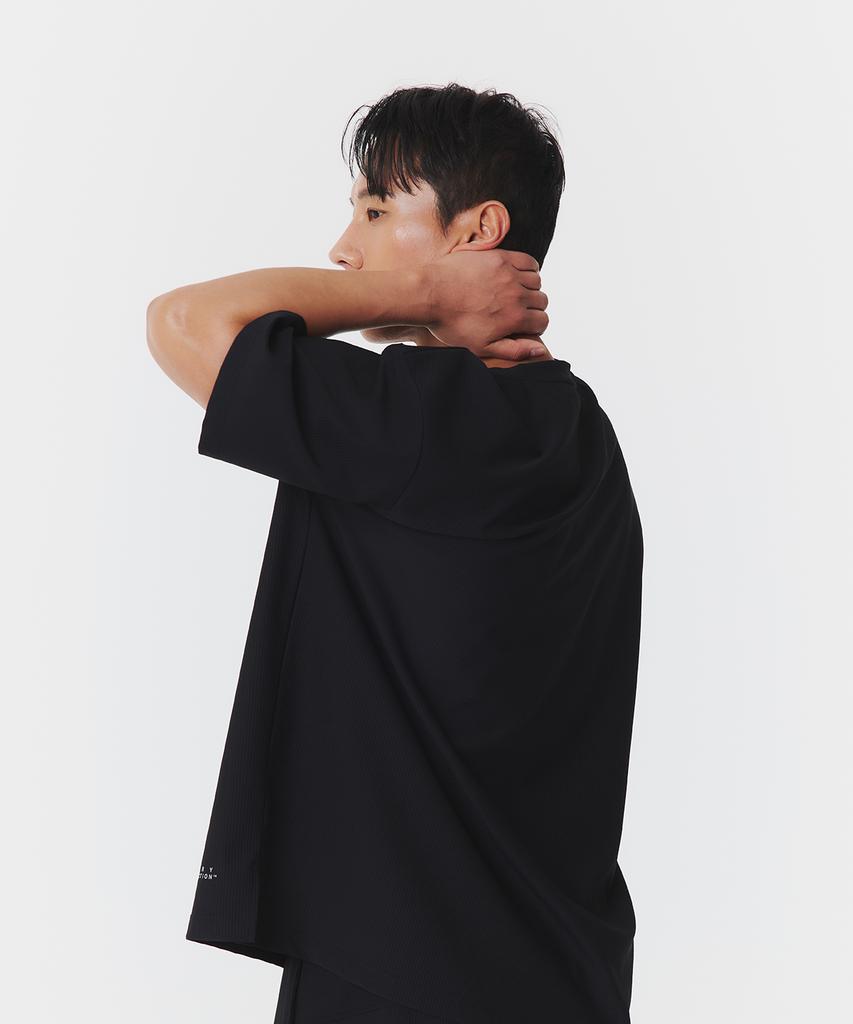 MUSINSA STANDARD SPORTS Ribbed Oversized Short Sleeve (2 Colors)