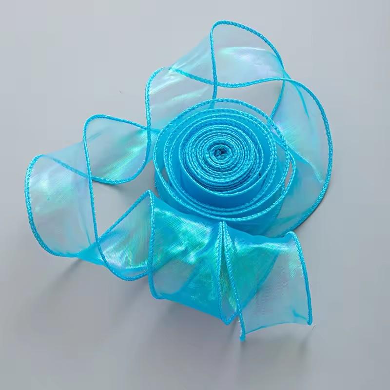 Flowers Gifts Ribbons Bouquets Cake Boxes Mesh Illusion Fish Tail Ribbons and Ribbons 4cm