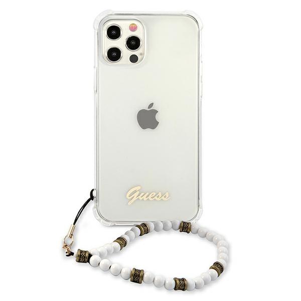 Guess Guhcp12Lkpswh Iphone 12 Pro Max6,7 Transparent Hardcase White Pearl