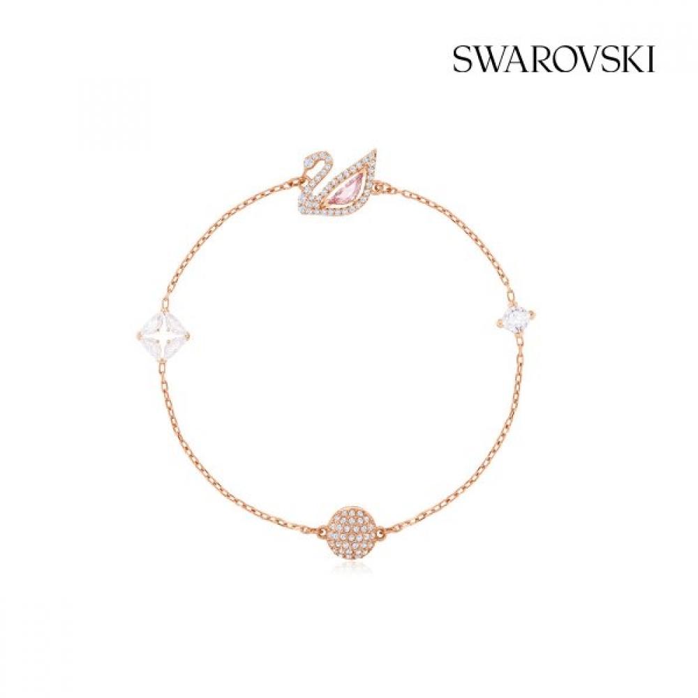Swarovski Pink Swan Bracelet M Dazzling Swan