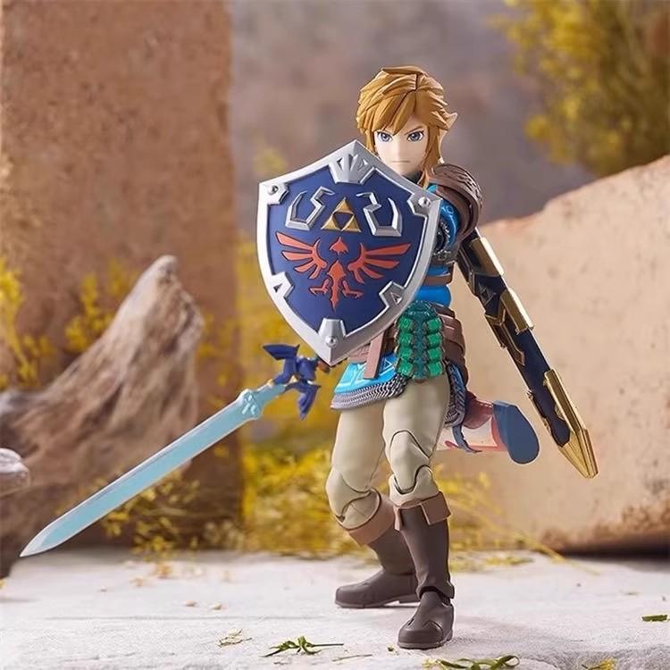 Легенда о Зельде Слезы Королевства Фигурка Действия Figma 626 Фигурки Линка Дыхание Дикой Природы Аниме Фигурка Коллекционная Модель Подарок