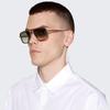 Мужские модные солнцезащитные очки-пилоты High Street Gold EARL Classical Top Quality Double Bridge Alloy Solar Glasses Male