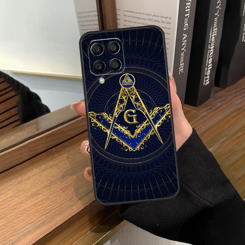 Обложка с символом масонства для Samsung Galaxy M23 M33 M53 M13 M51 M11 M31s M30s M12 M32 M52 M20 M14 M34 M54