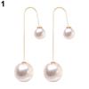 Женские серьги из металлического сплава с искусственным жемчугом