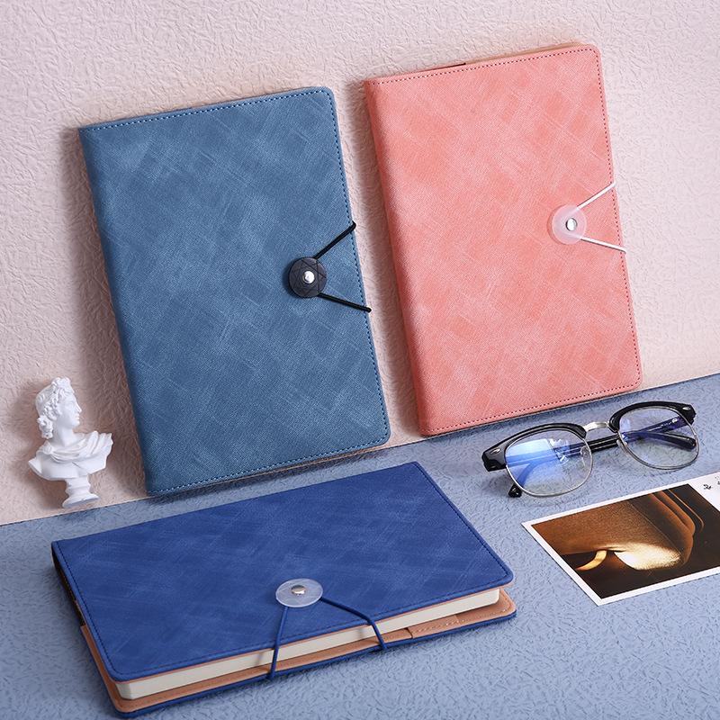 Мягкий кожаный деловой блокнот формата А5 с индивидуальным логотипом