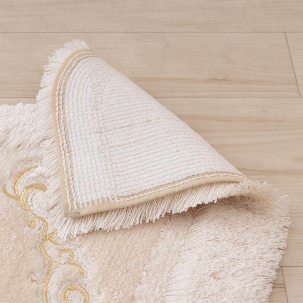 Senko NYNAS Royal Palace Toilet 70 X 70 Beige with Elegant 14597 Mat, Approx. Cm, Rhinestones, Design,