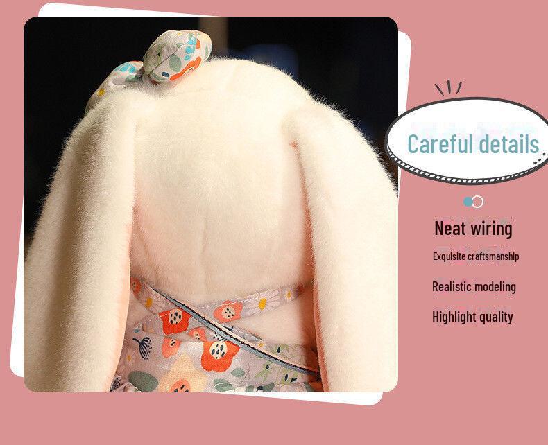 Очаровательная плюшевая кукла «Маленький белый кролик» — мягкая подушка для сна в подарок на день рождения девочки