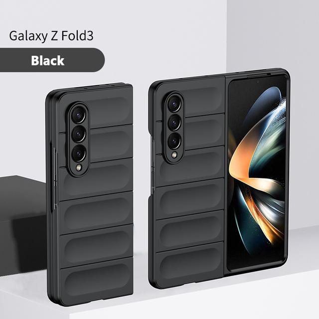Жесткий чехол на ощупь для Samsung Galaxy Z Fold 3 4 Fold4 Fold3 Складной противоударный простой защитный чехол с матовой защитой от царапин