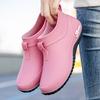 Daily Casual Rain Boots Four Seasons Thick-soled Waterproof Shoes Outdoor Wear-resistant Rain Rubber Shoes Women's Short-tube Water Shoes