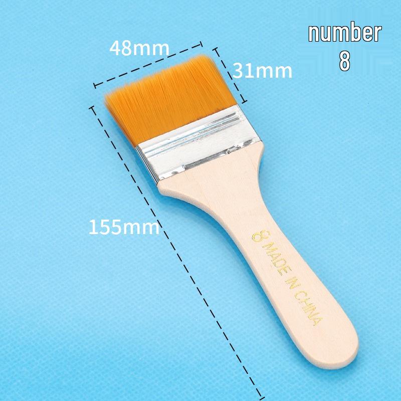 Набор нейлоновых кистей для масляной живописи №. 1–12