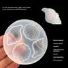 2pcs Transparent Seashell Silicone Mould Seashell Resin Casting Mould  Pendant Making