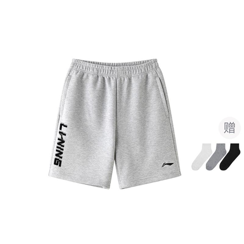 Коллекция настольного тенниса Li Ning Повседневные шорты Унисекс Серый AKSU747-2