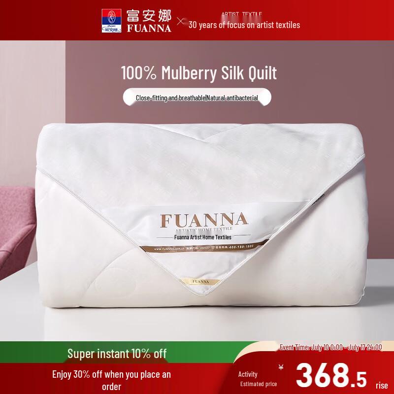 Mling 100% Mulberry Silk All-Season Quilt