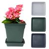 Plant Saucer Square High Density Plastic Drip Tray Indoor Outdoor Garden Pots Overwatering Prevention Saucer