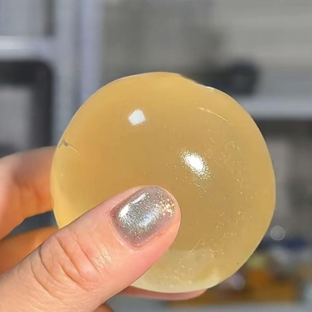 Anxiety Relief Squeeze Ball 3/4 Pcs Coconut Oil Stress Balls Slow Squeeze Toys Non-Sticky Balls For Focus Relaxation Stress