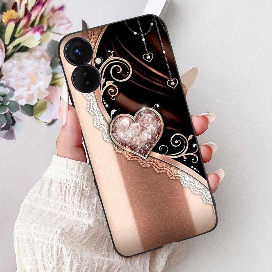 Чехол для Tecno Spark 9 Pro Spark9 Pro KH7n Новый Роскошный Расписной Чехол Мягкий Силиконовый Чехол для Телефона Для Tecno Spark 9T Spark9T KH6 Сумки