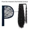 Yousheng 5Pcs Ponytail Wig Net Adjustable Fastener Tape Strap Women Girls Ponytail Hair Extension Weaving Floral Lace Mesh Band Hair Accessories