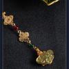 Style Brooches Metal Collar Pins Cheongsam Pin Accessories Tassel Brooches Antique Fan Pendant
