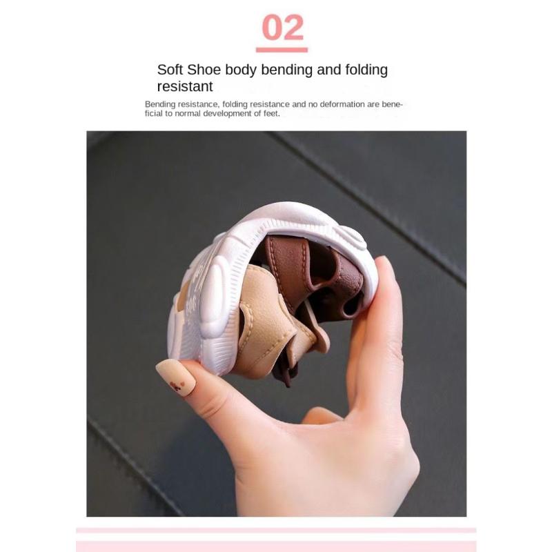 Сандалии унисекс для маленьких мальчиков и девочек, летняя пляжная обувь для малышей, обувь с закрытым носком, дышащие сандалии для первых ходунков для новорожденных