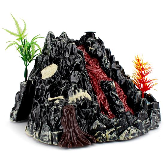 Volcano Eruption Simulation Sound Light Spray Children Model Toy Desktop Ornament
