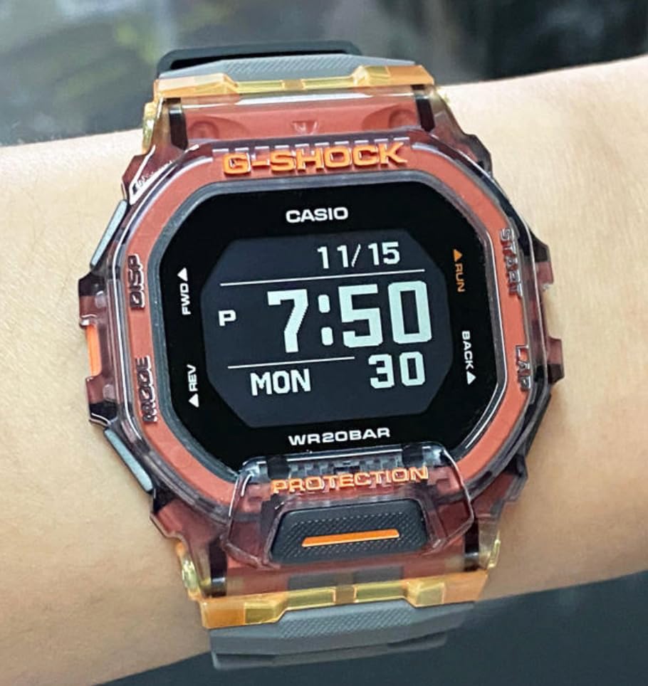Часы Casio зарубежная модель G-Shock GBD-200SM-1A5 мужские [предмет]