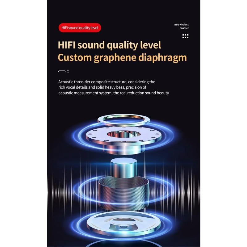 Беспроводные наушники с раздвижной крышкой, игровые наушники Bluetooth 5,3, спортивные наушники, музыкальные гарнитуры для Iphone Xiaomi