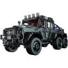 ToylinX Внедорожник Черные Наборы 1/8 Масштаб Пикап Автомобиль Челлендж Строительные Блоки Подарок для Технических Энтузиастов Взрослых