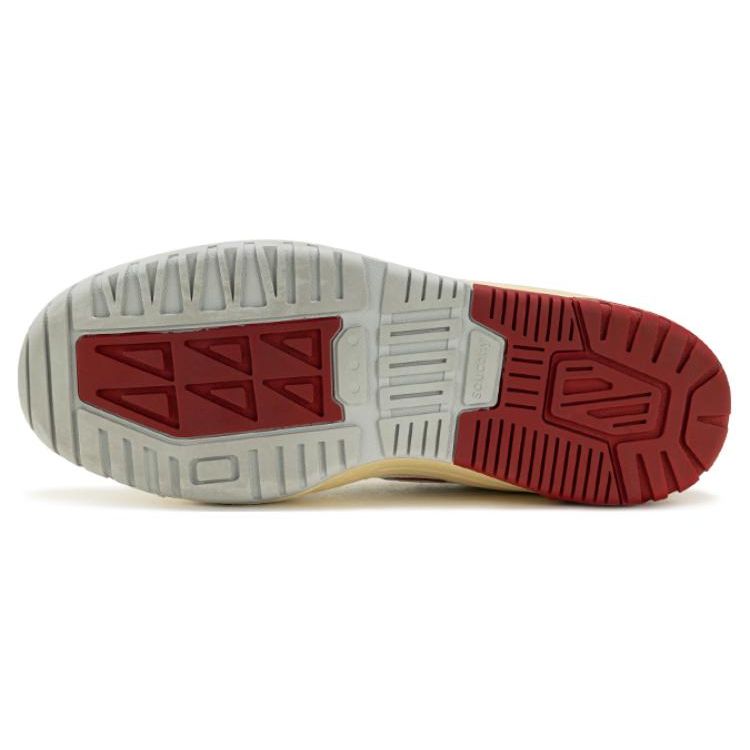 SAUCONY Cross 90 Кожаные Нескользящие Прочные Низкие Кроссовки Унисекс кроссовки Белые Красные S79035-17