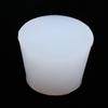 Full Silicone Stopper Stops Bungs Flasks Conical Test Tube White