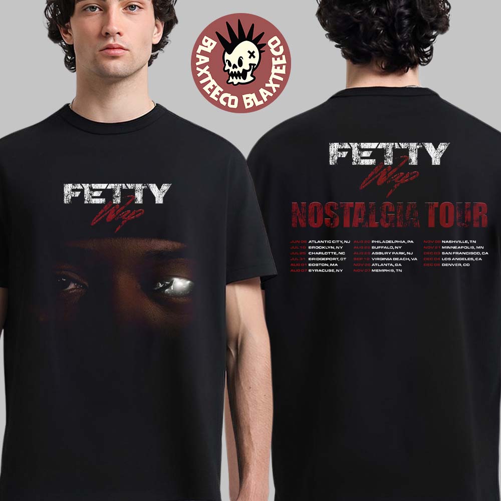 Fetty Wap Nostalgia Tour 2026 Расписание по Северной Америке Даты Двусторонняя Футболка
