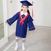 2Pcs/Set Mortarboard Hat Kids School Uniforms Kindergarten Graduation Gown Party Supplies