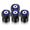 4 шт. DIY Универсальные Колпачки на Воздушные Клапаны Шин Колес Автомобиля Формы Круга Синих Глаз, Наклейки на Ножки Автомобиля Для Автомобилей Мото Авто Аксессуары Декор Подарок