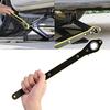 Auto Labor-Saving Jack Ratchet Wrench Scissor Jack Handle Tire Wheel Lug Jack Wrench Cross Wrench Auto Maintenance Tools (1set)