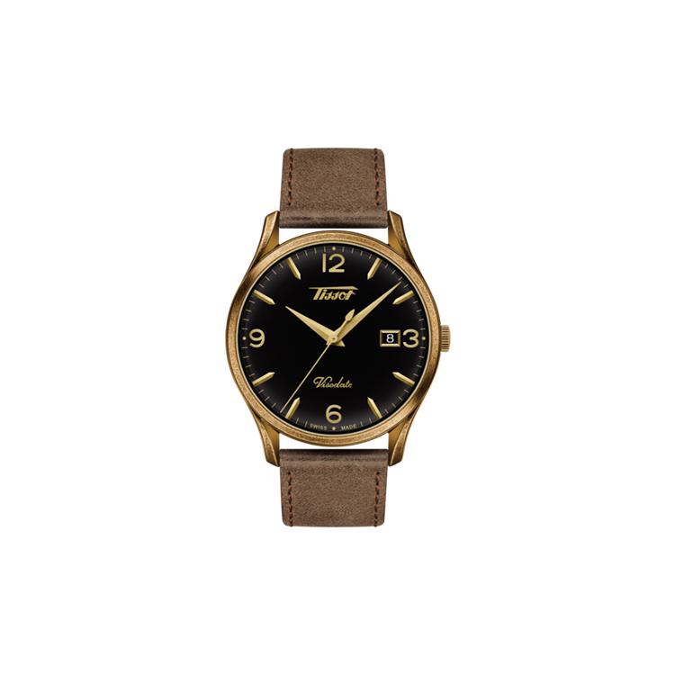 Tissot Коллекция Vistada Кварцевый механизм Водонепроницаемость 30 м Мужские часы Часы 40 мм Черный циферблат T118.410.36.057.00