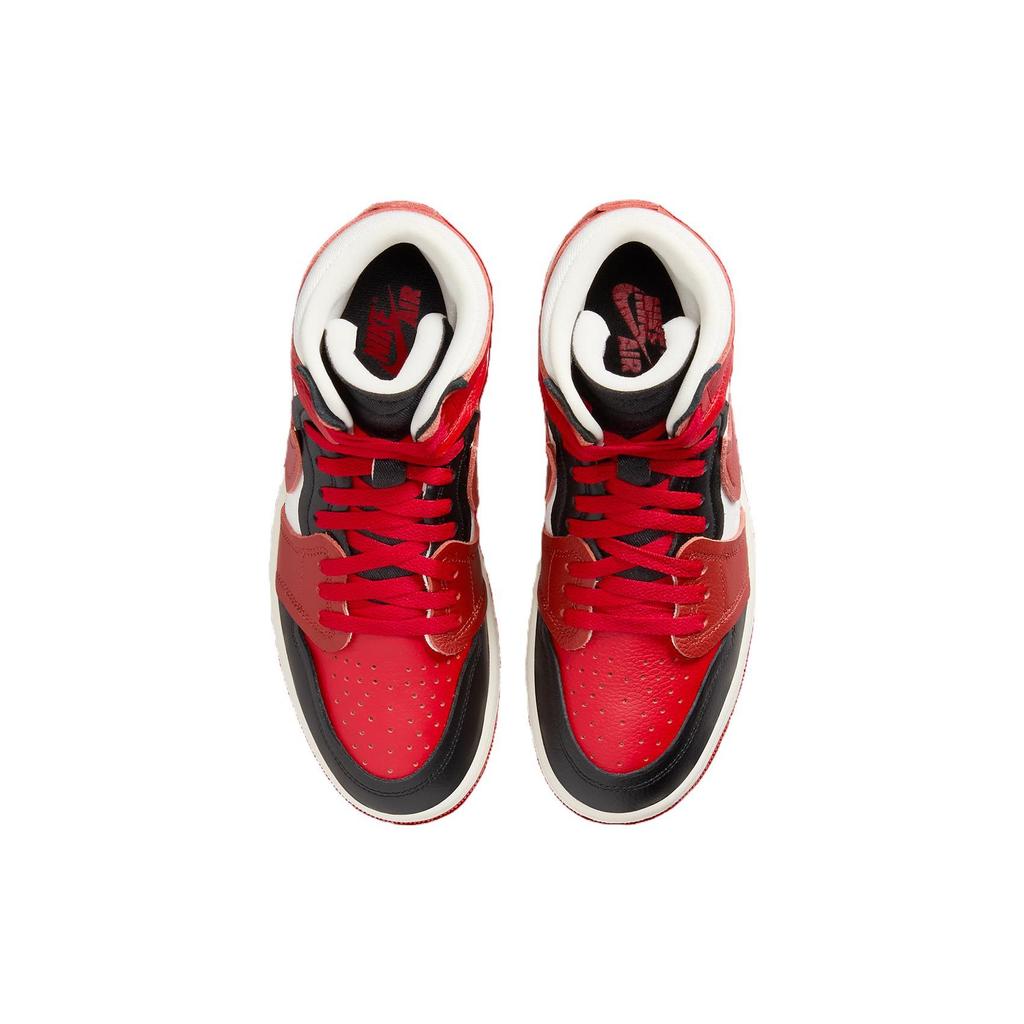 Air Jordan 1 High Method of Make Sport Красные женские кроссовки Dune-Red Black Sail FB9891-600