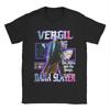 Игровые футболки для мужчин DMC Vergil Devil May Cry  Смешные футболки с коротким рукавом и круглым вырезом Хлопок Летние топы