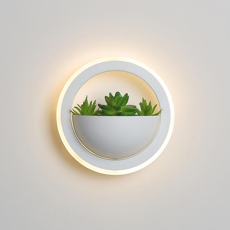 Диаметр 20 см, 10 Вт, современный светодиодный настенный светильник для гостиной, спальни, настенный светильник для чтения, коридора, отеля, деко, настенный прикроватный бра