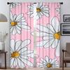 Милые цветы Домашние интерьерные шторы для гостиной Блэкаут штора Перегородка Хэллоуин украшение Тюль для спальни Шторы