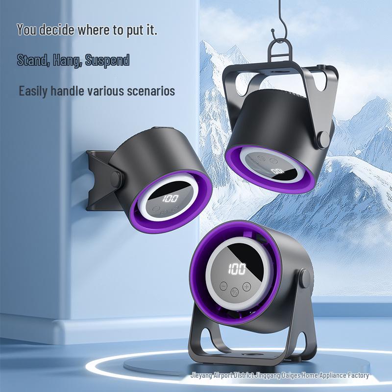 USB Bladeless Mini Fan for Desktop, Kitchen, and Dormitory - 2025 Model