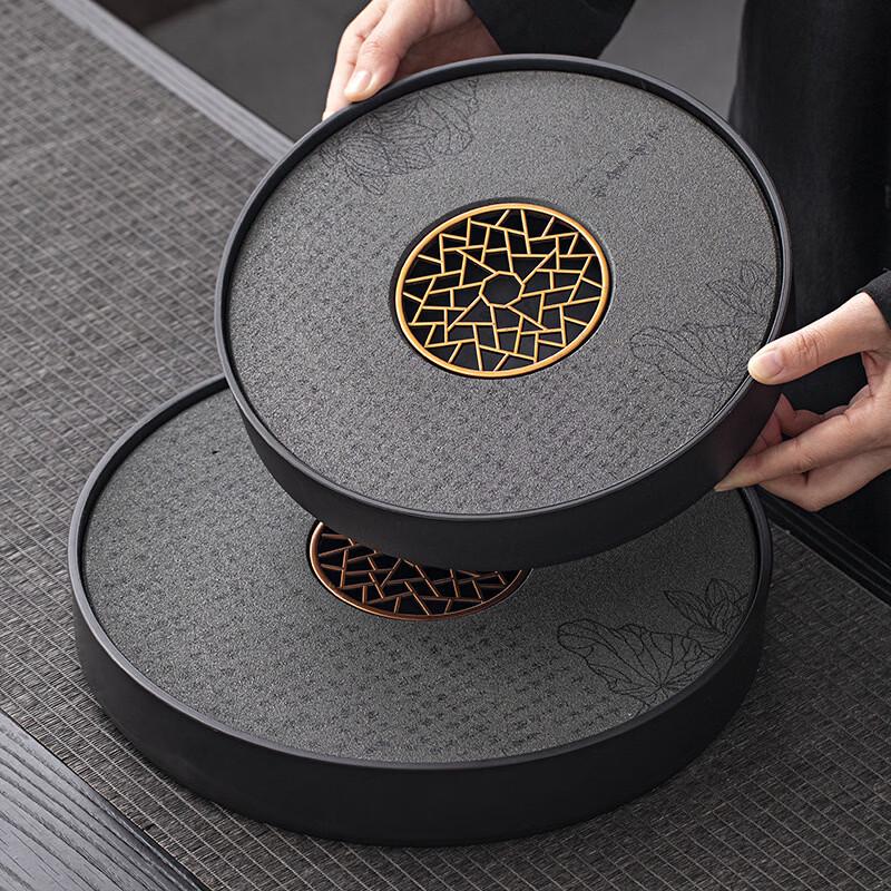 Круглая керамическая влаговпитывающая подставка для чая Yipan
