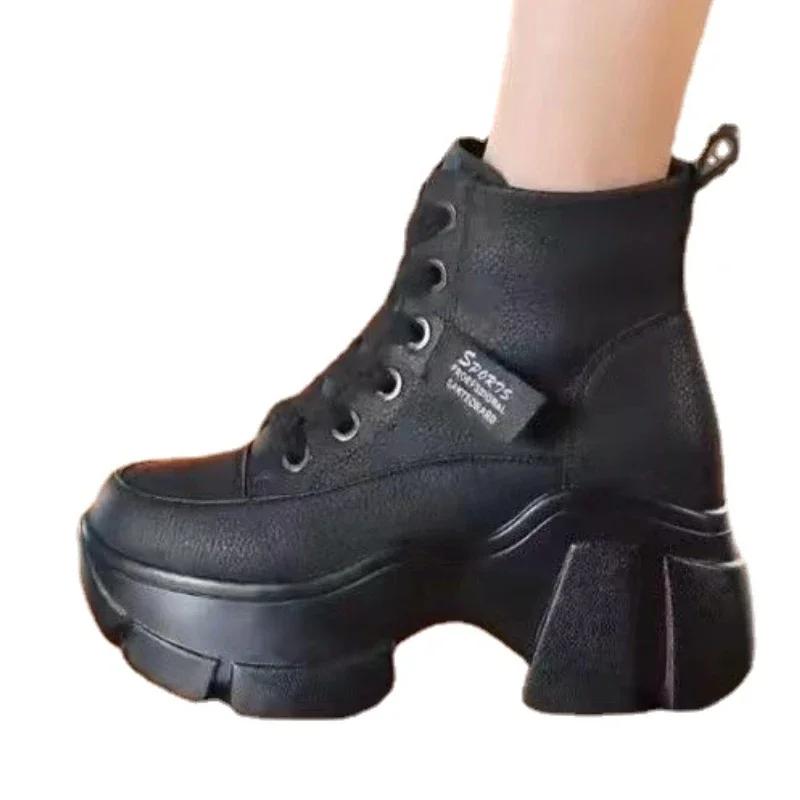 Модная женская обувь на платформе, роскошные модные высокие женские сапоги, вулканизированная обувь, кроссовки для ходьбы на открытом воздухе, высококачественные кроссовки Zapatillas De Mujer