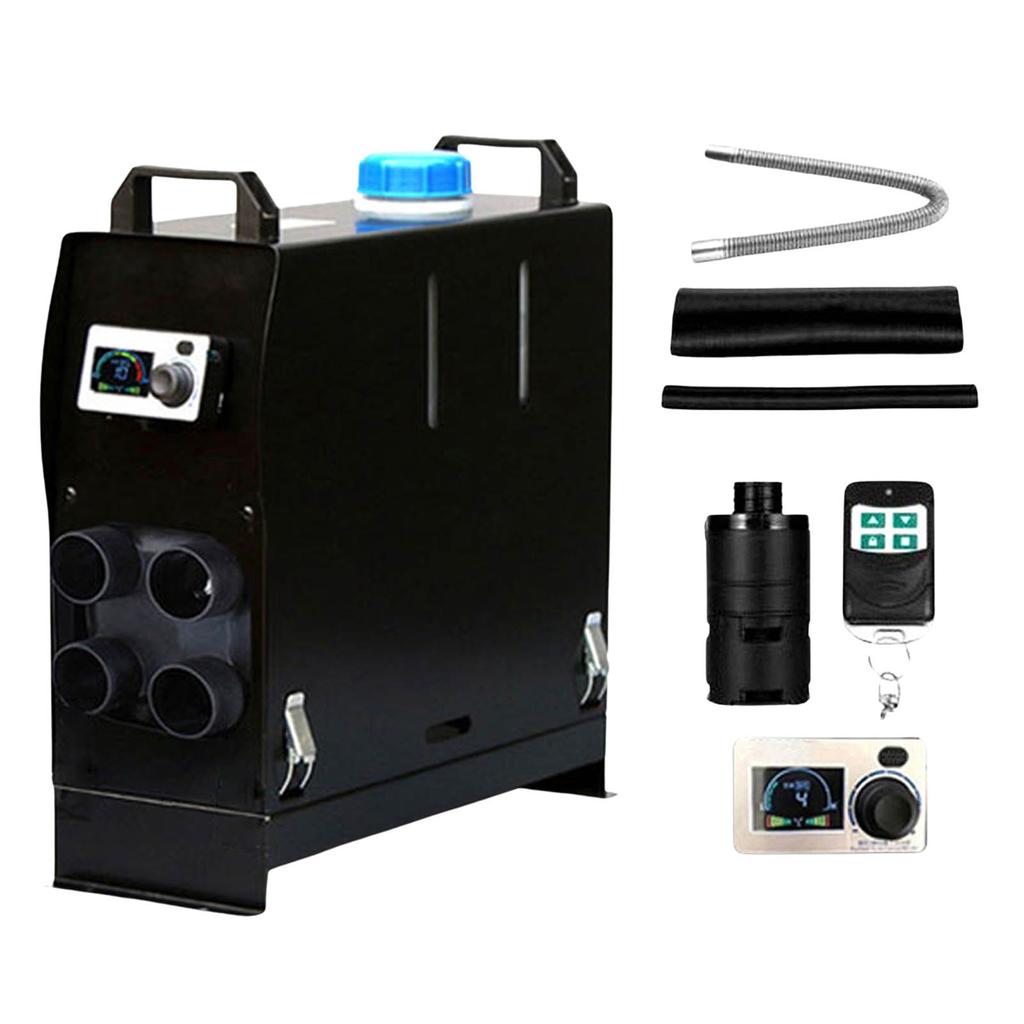 Дизельный воздушный парковочный автомобильный обогреватель 12 В 5 кВт Отопление Автономные обогреватели для кемперов и фургонов с ЖК-дисплеем Беспроводной пульт дистанционного управления